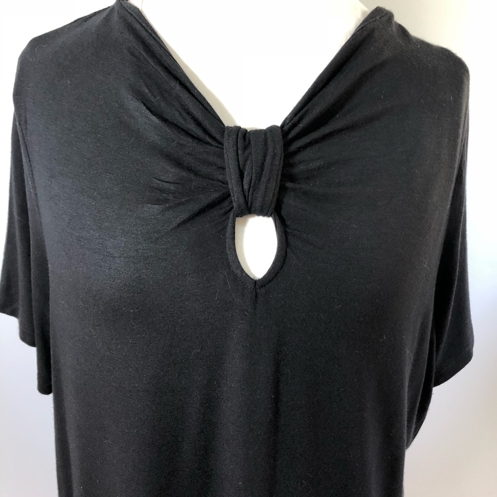Jones NY stretch top with short sleeves, 1X